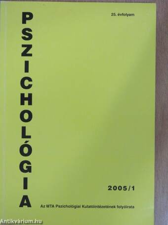 Pszichológia 2005/1-4.