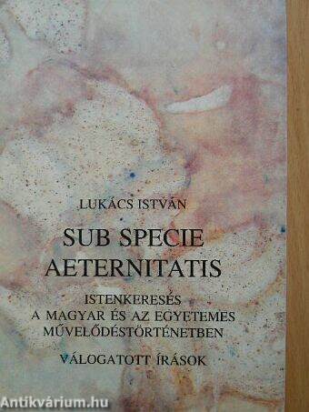 Sub specie aeternitatis