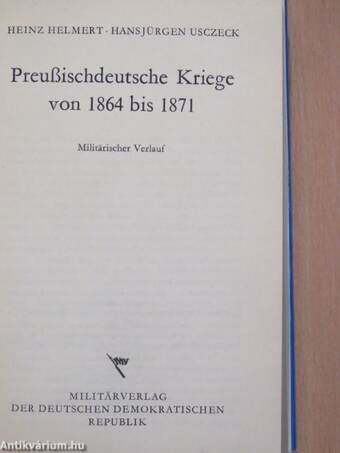 Preußischdeutsche Kriege von 1864 bis 1871