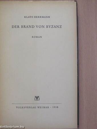 Der Brand von Byzanz