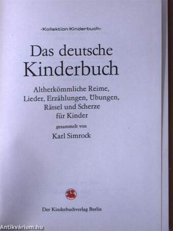 Das deutsche Kinderbuch