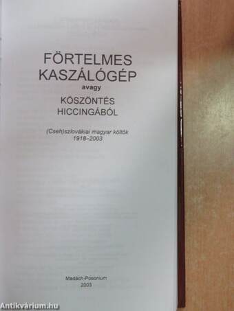 Förtelmes kaszálógép