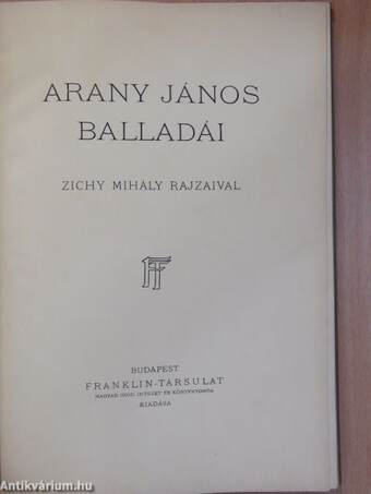 Arany János balladái Zichy Mihály rajzaival