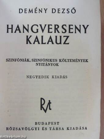 Hangverseny kalauz I-II.