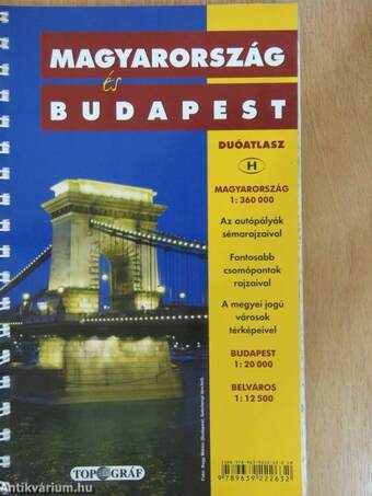 Magyarország és Budapest duóatlasz