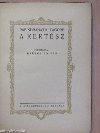 A kertész