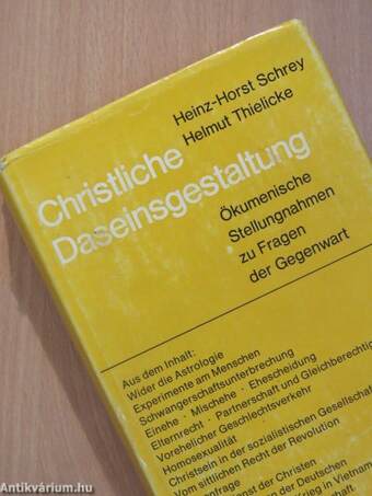 Christliche Daseinsgestaltung