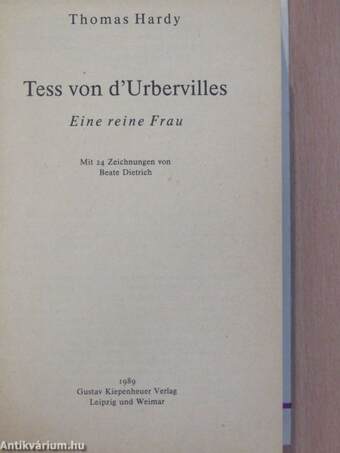 Tess von d'Urbervilles