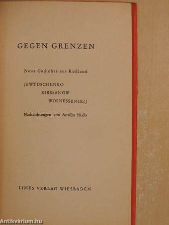 Gegen Grenzen