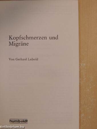 Kopfschmerzen und Migräne