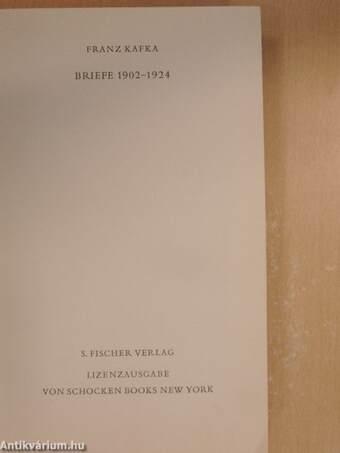 Briefe 1902-1924