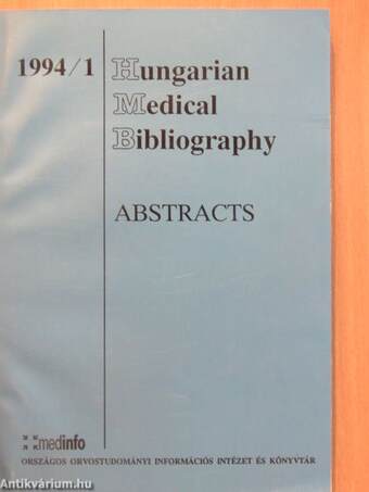 Hungarian Medical Bibliography 1994/1