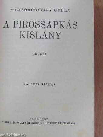 A pirossapkás kislány