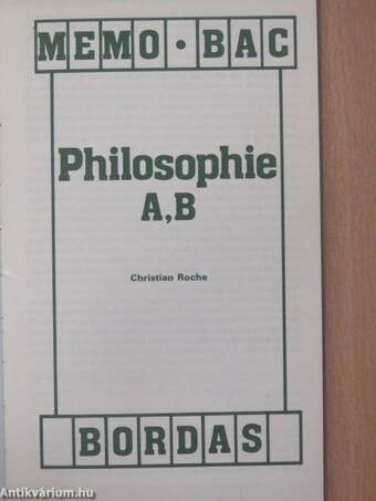 Philosophie A,B