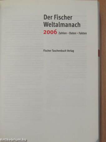 Der Fischer Weltalmanach 2006