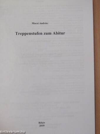 Treppenstufen zum Abitur