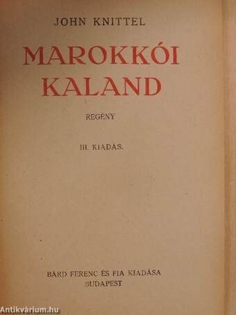 Marokkói kaland