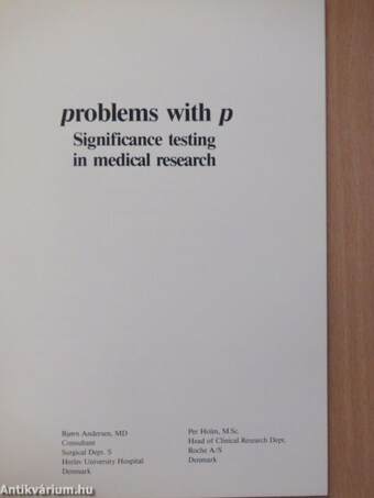 Problems with p