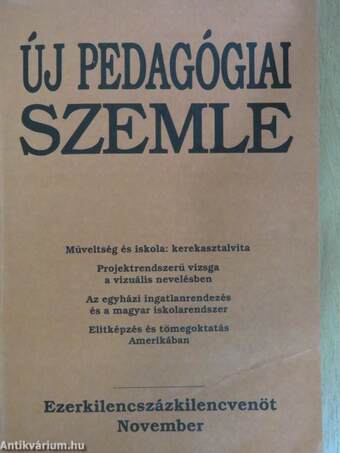 Új Pedagógiai Szemle 1995. november