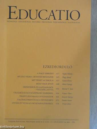 Educatio 2001. tél