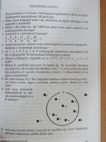 Középiskolába készülök matematikából