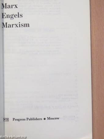 Marx, Engels, Marxism