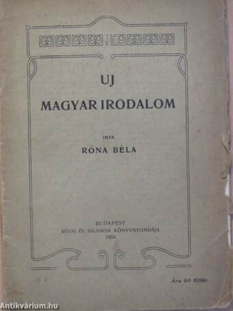 Uj magyar irodalom