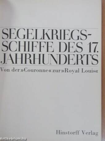 Segelkriegsschiffe des 17. Jahrhunderts