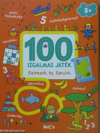 100 izgalmas játék - Színezek és tanulok