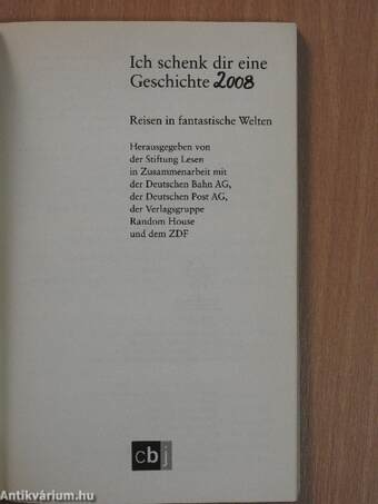 Ich schenk dir eine Geschichte 2008