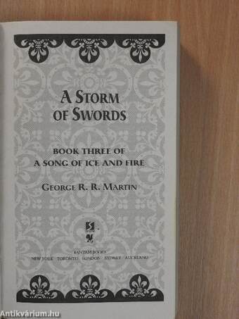 A Storm of Swords