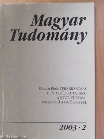 Magyar Tudomány 2003. február (dedikált példány)