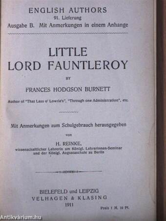 Little Lord Fauntleroy