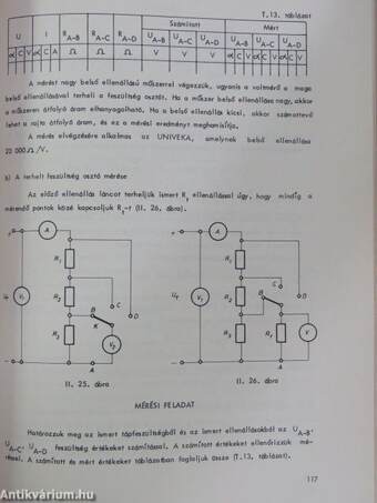 Villamos műszerek és mérések I.