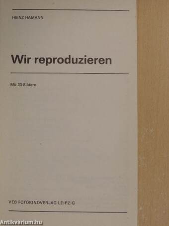 Wir reproduzieren