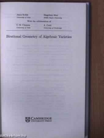 Birational Geometry of Algebraic Varieties