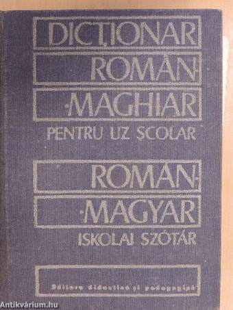 Román-magyar iskolai szótár