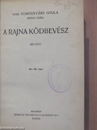 A Rajna ködbevész