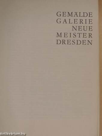 Gemäldegalerie Neue Meister