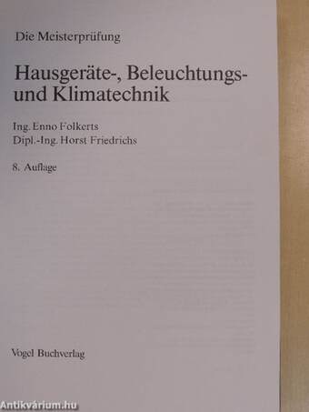 Hausgeräte-, Beleuchtungs- und Klimatechnik