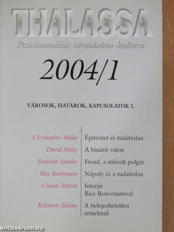 Thalassa 2004/1-3.