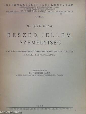 Beszéd, jellem, személyiség