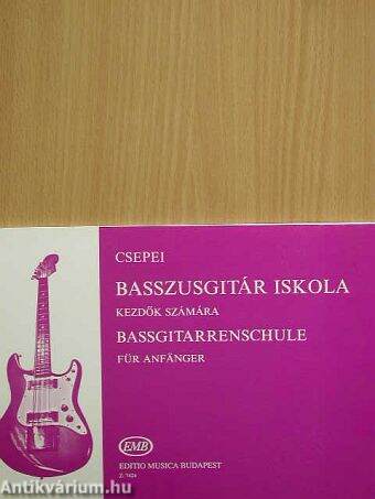 Basszusgitár iskola kezdők számára