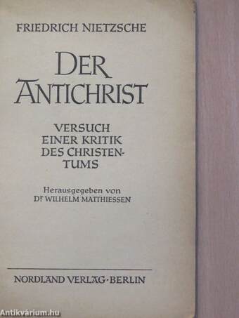 Der Antichrist