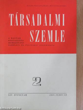 Társadalmi Szemle 1959. február