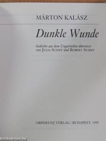 Dunkle Wunde