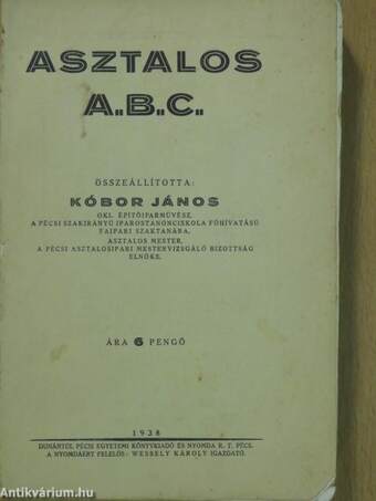 Asztalos a. b. c. (rossz állapotú)