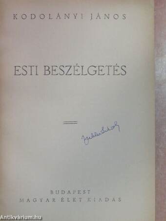 Esti beszélgetés