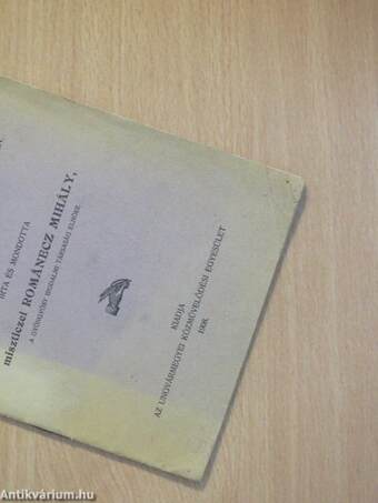 Emlékbeszéd Gyöngyösy István fölött emléktáblájának leleplezése ünnepélyén Radvánczon 1908. évi szeptember hó 20-án