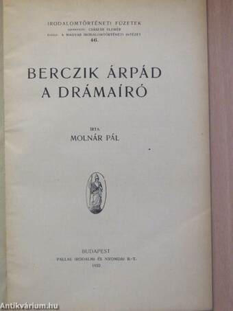 Berczik Árpád a drámaíró